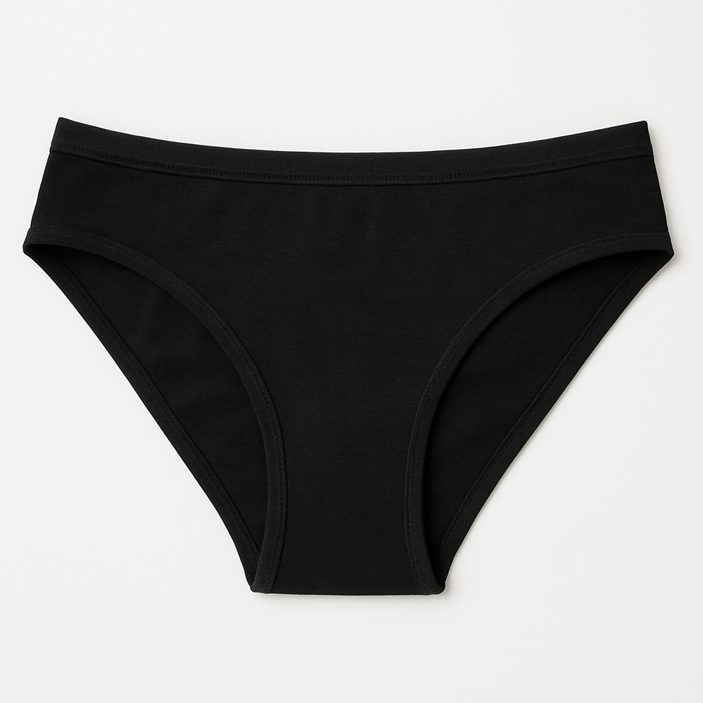 Girls’ Black Jersey Cotton Panty – Soft & Everyday Comfortable (set of 3)