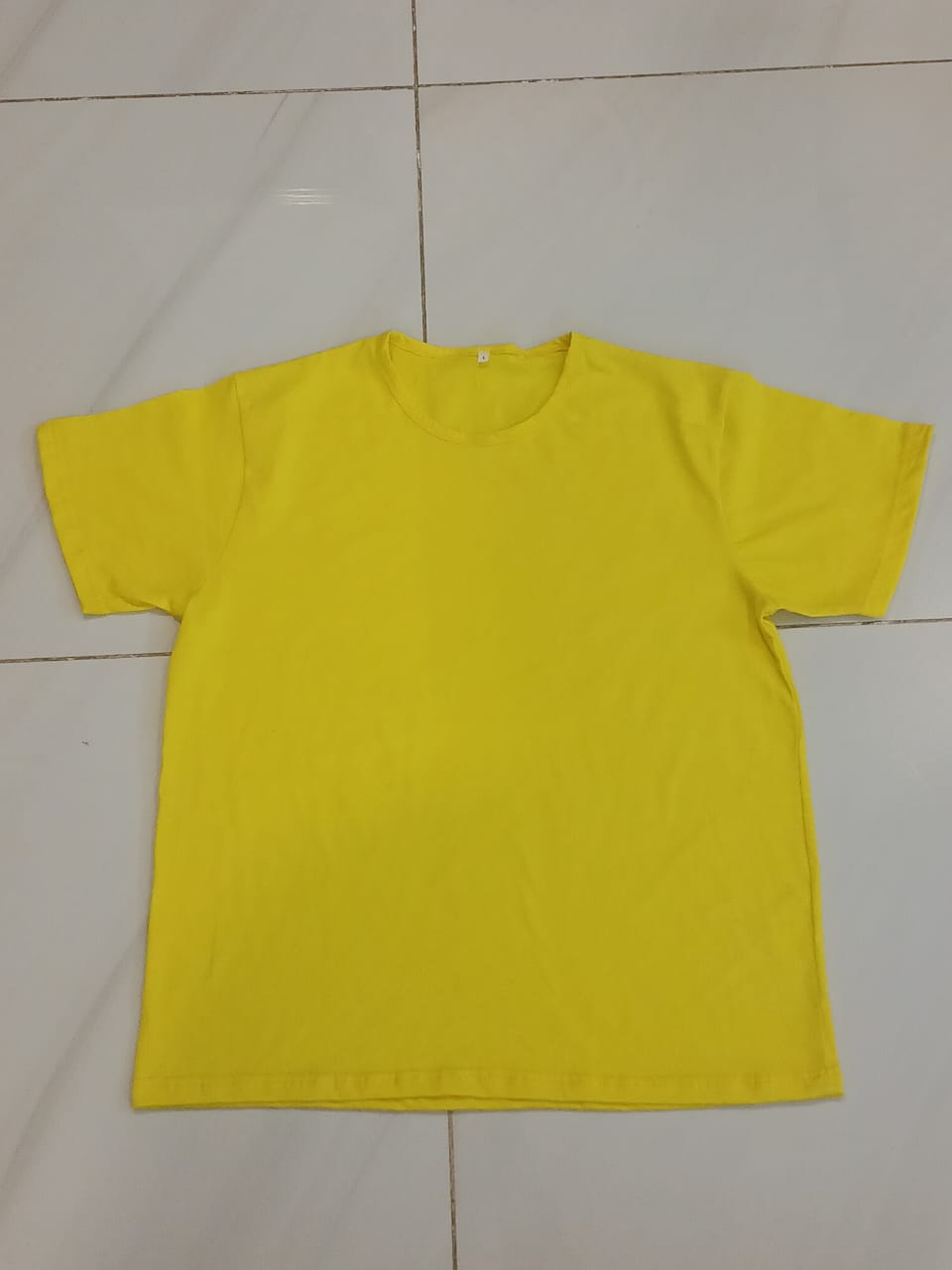 Women’s Yellow Cotton Jersey Matching Set – Lightweight Summer Shirt & Trousers 🌼👚👖