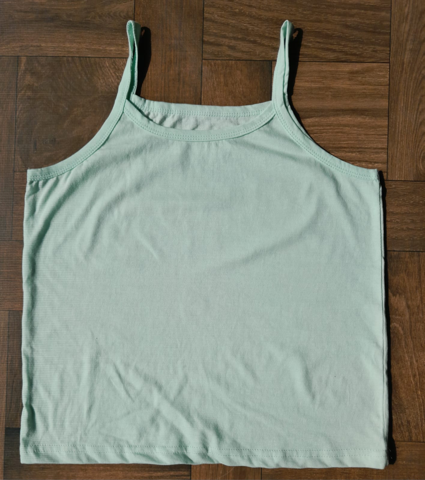 Free Size Camisole for Teenagers in Rich Cotton Breathable Jersey Fabric: