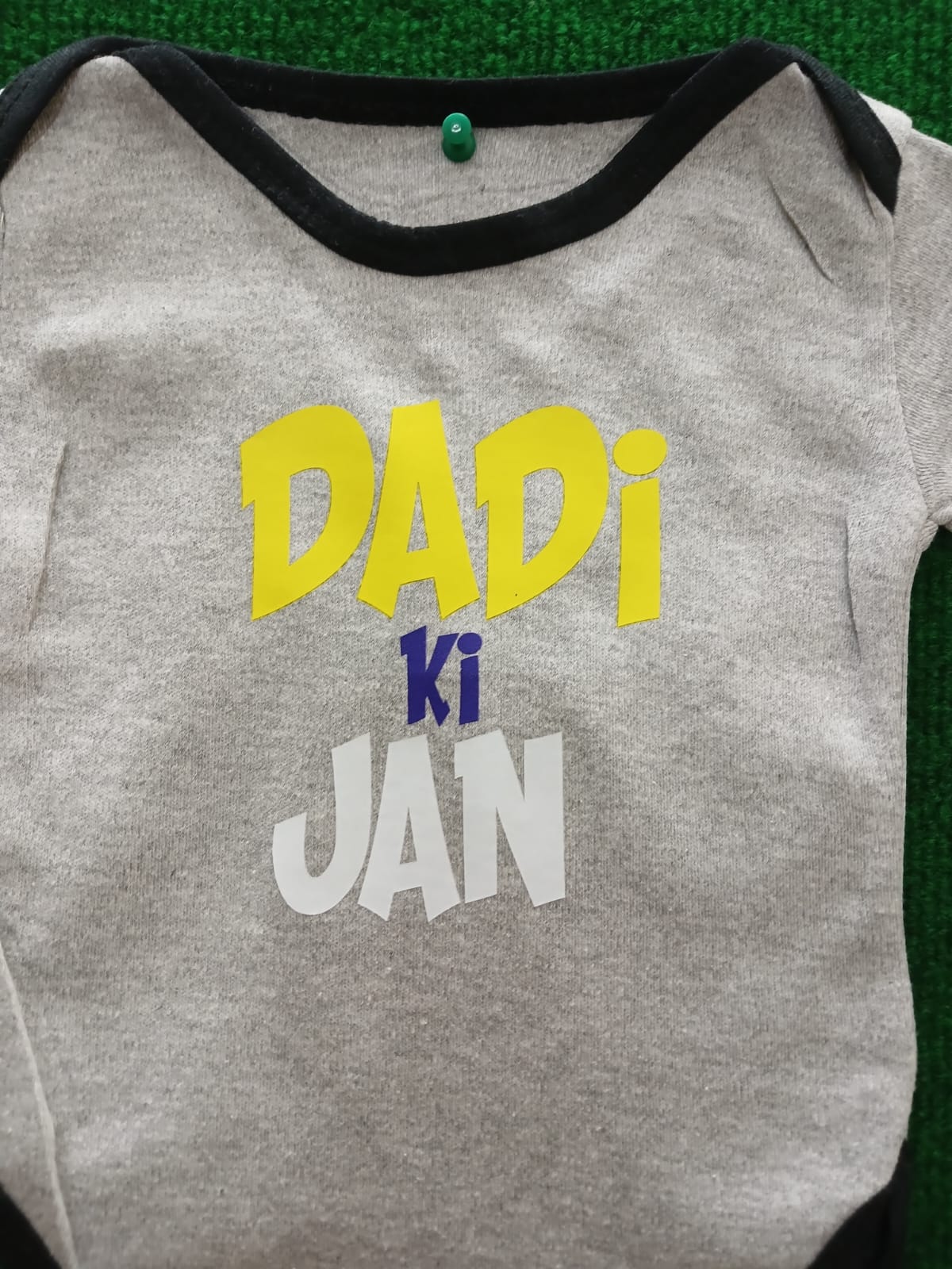 "DADI KI JAN" Cotton Romper – Short Sleeve Infant Bodysuit UNISEX