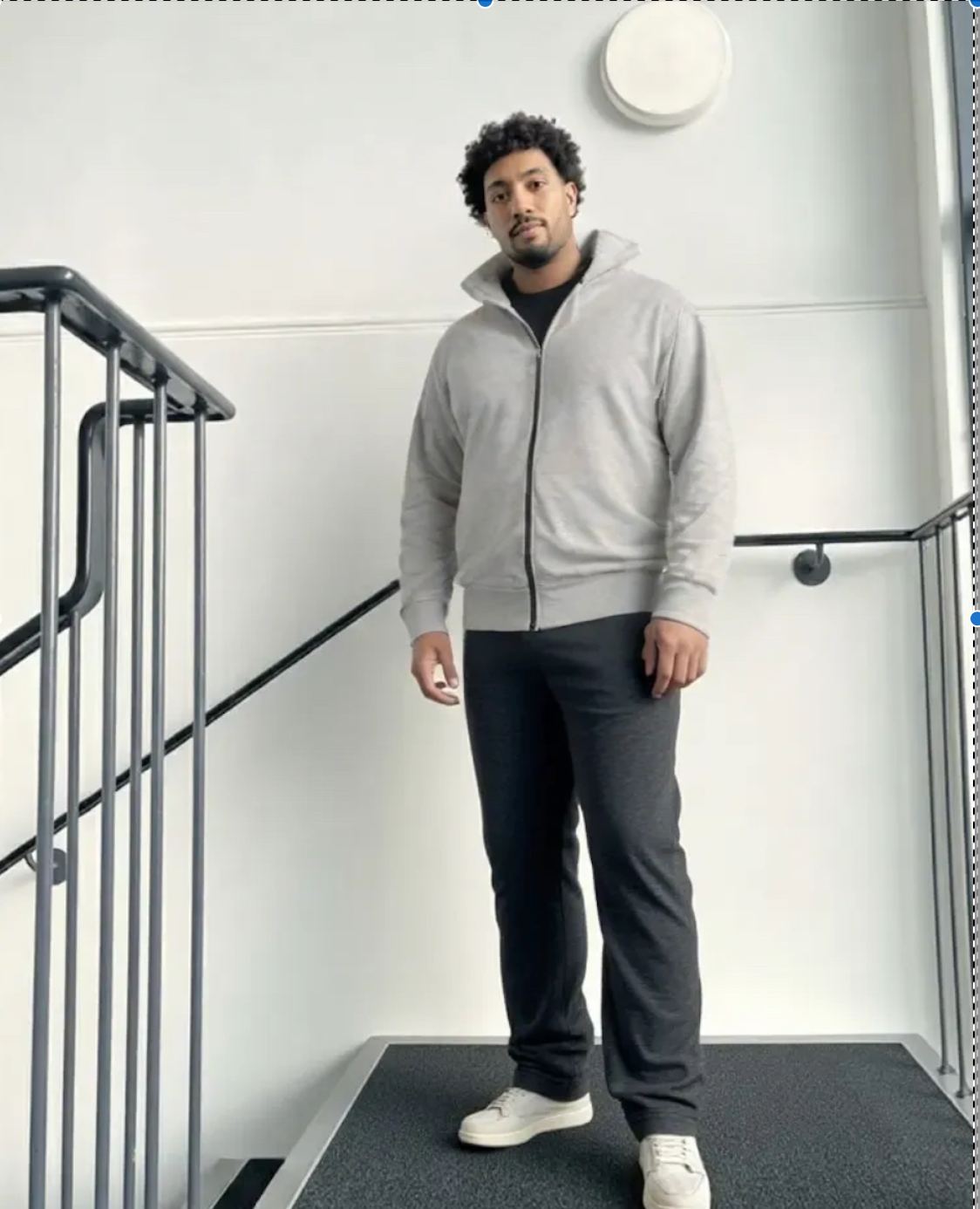 Oatmeal Zipper Fleece Hoodie for Men – Black Inner Hood | Winter Warm