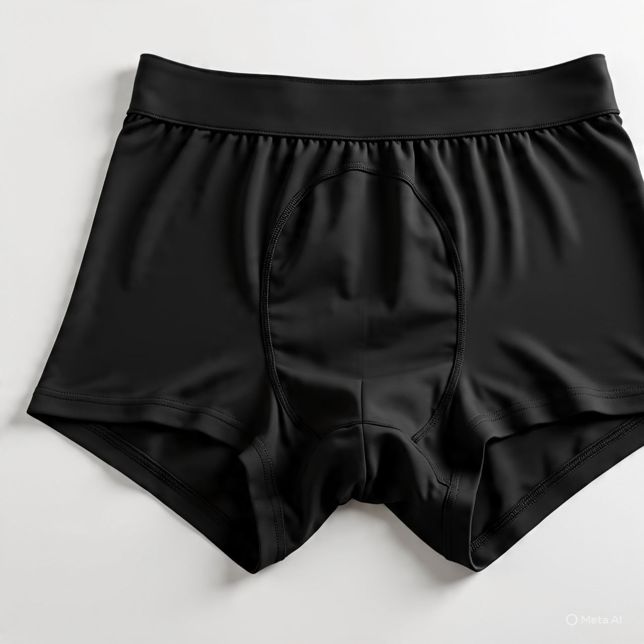 Rich Cotton Jersey Black Boxer for Men: