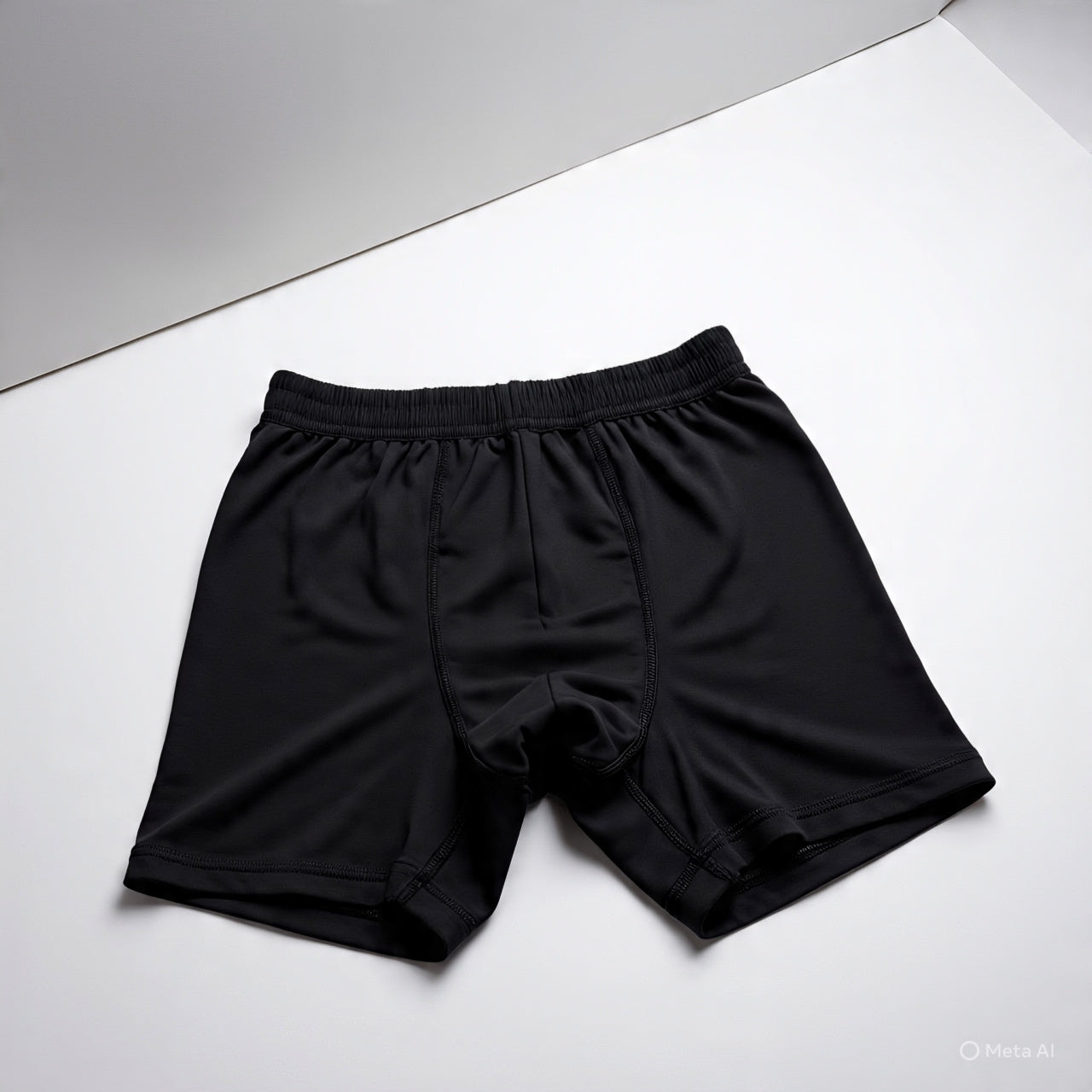 Rich Cotton Jersey Black Boxer for Men: