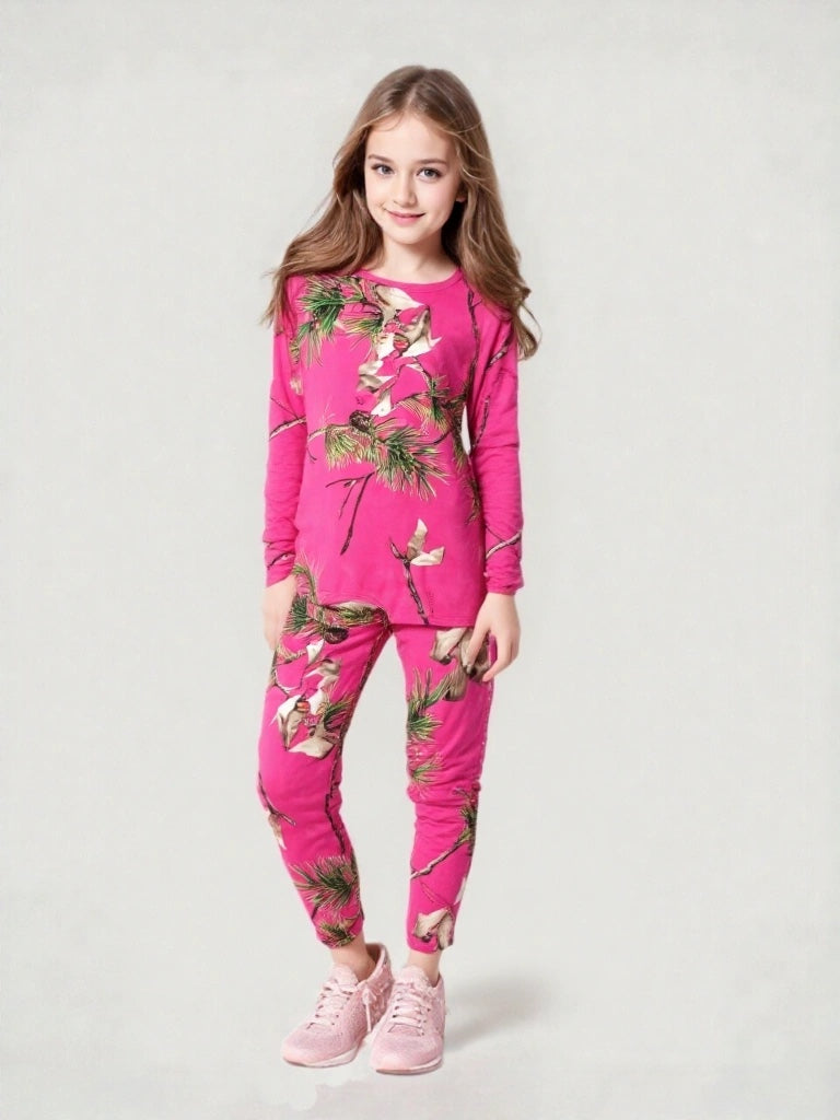 Printed Fleece Fabric Ladies Suit (Cozy Wear)