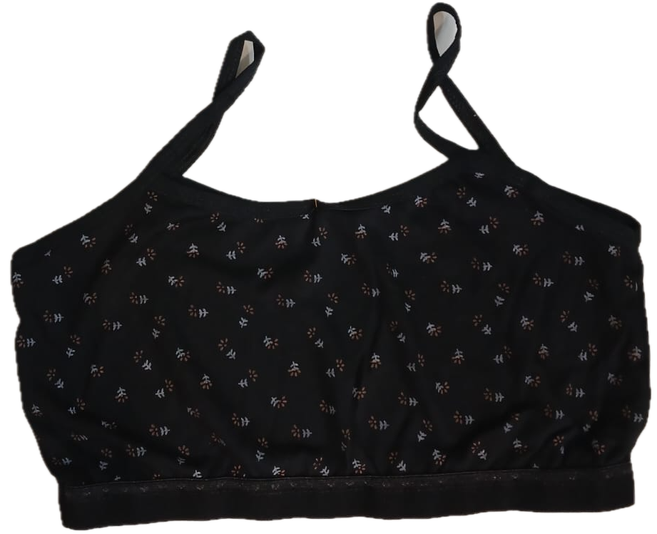 Teen Girls Strips Camisole / Vest (Half) – Cotton | Set of 2