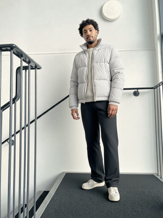 Charcoal Fleece Pyjama – Cozy Winter Bottoms